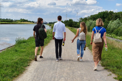 1st post-vaccination group outing : walk along Datteln-Ems canal
