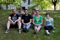 Group summer 2016 (ltr): Tobias, Tino, CM, Nora, Karoline, Corina